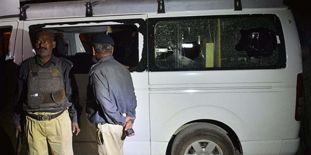 Taliban claim responsibility for attack on Samaa van